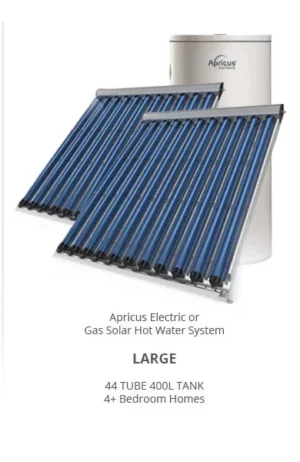 Apricus Electric Or Gas Solar Hot Water system