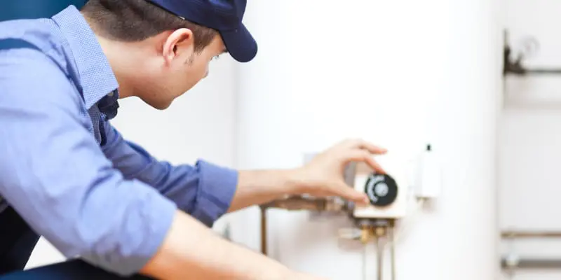 Gas hot water heater repairs